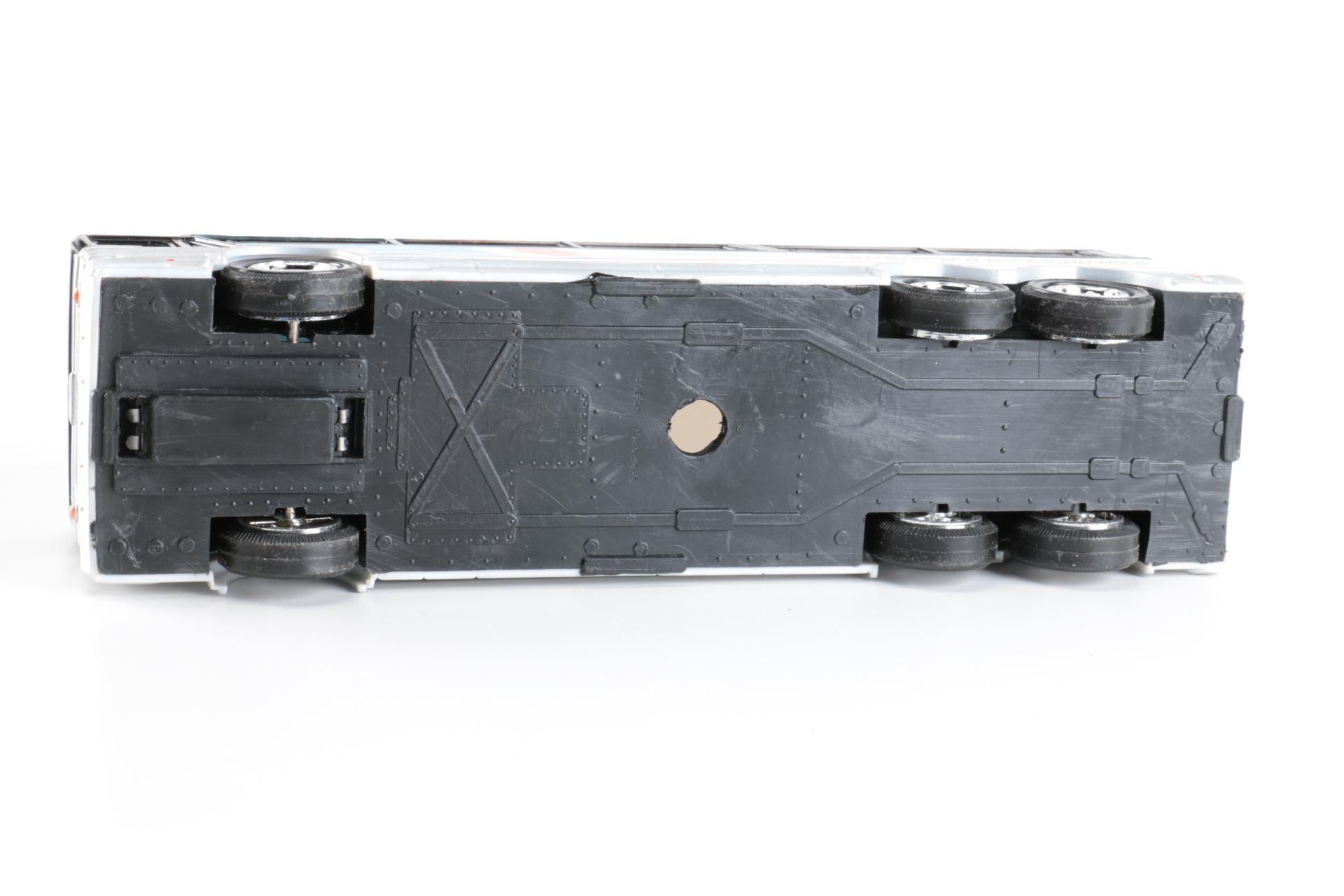 Collection of Plastic Toy Greyhound Buses