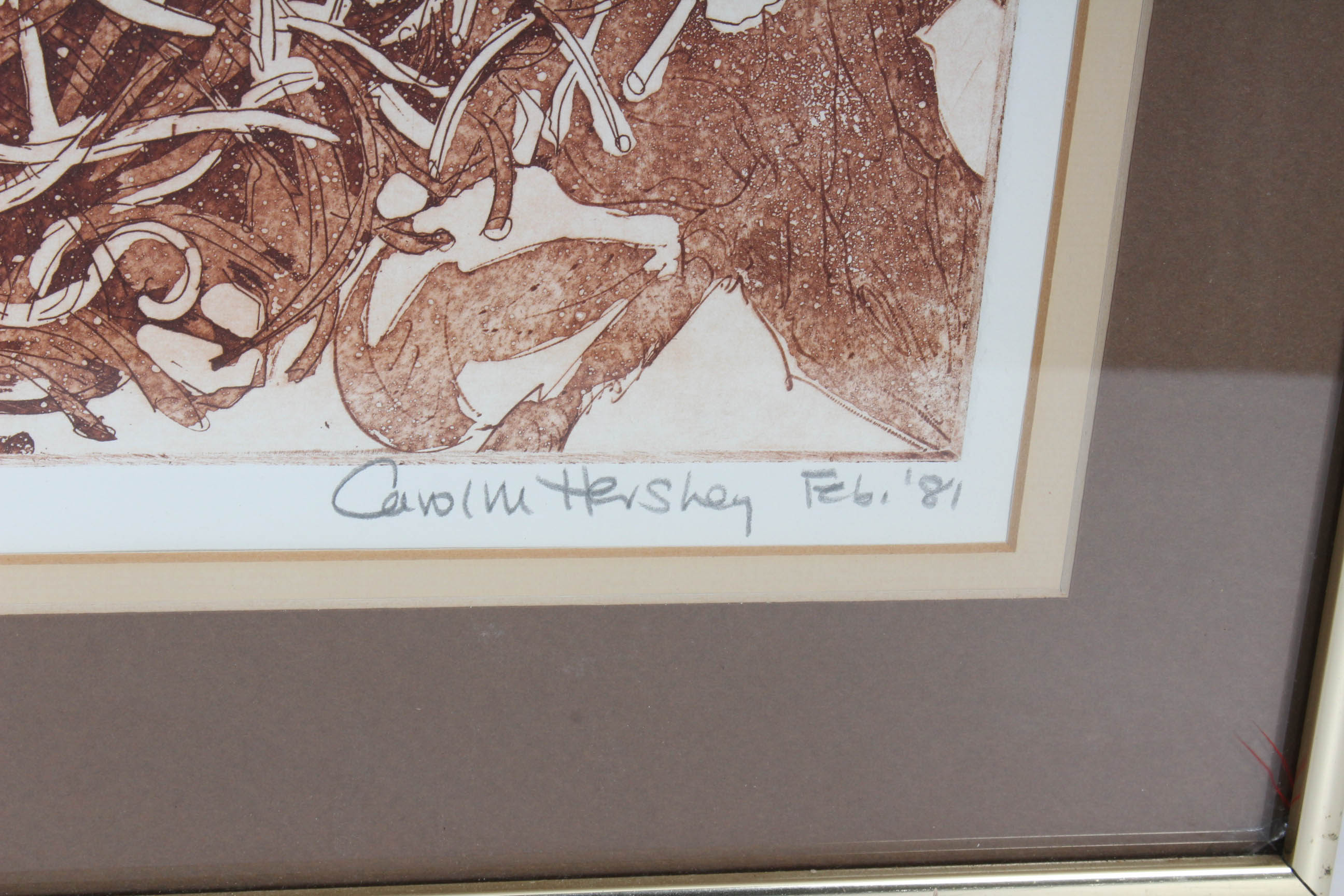 Carol M. Hershey Limited Edition Etching "Summer-Born Birds"