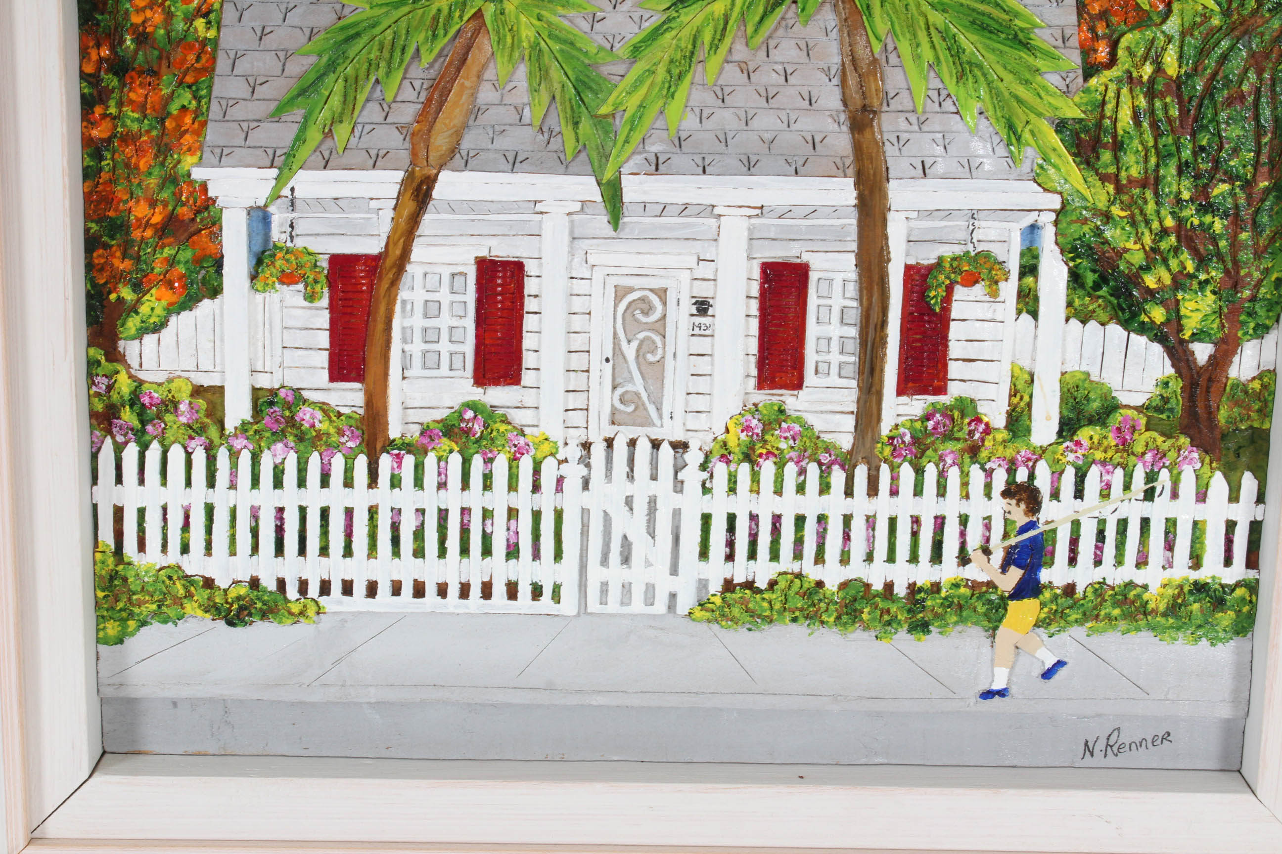 Norma Renner Low Relief Painting