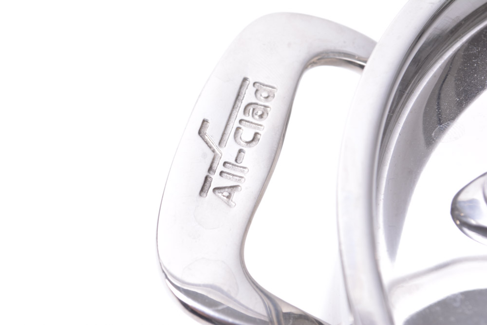 Stainless Steel Aubecq Saucepan and All-Clad Asparagus Pot