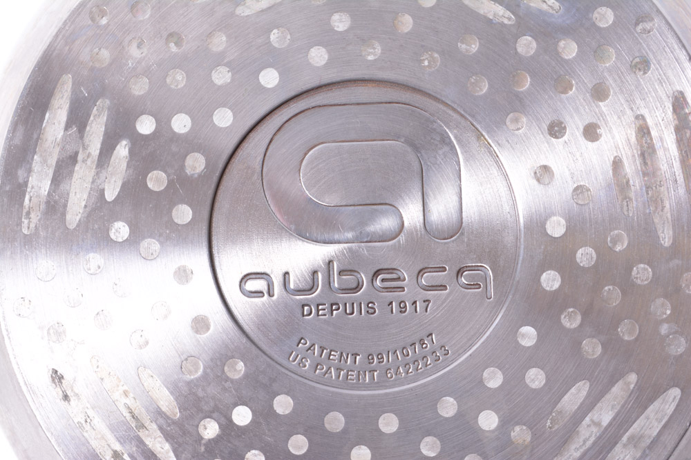 Stainless Steel Aubecq Saucepan and All-Clad Asparagus Pot