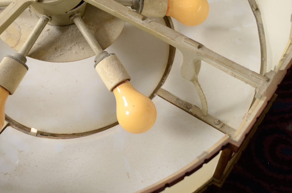 Pair of Drum Chandeliers