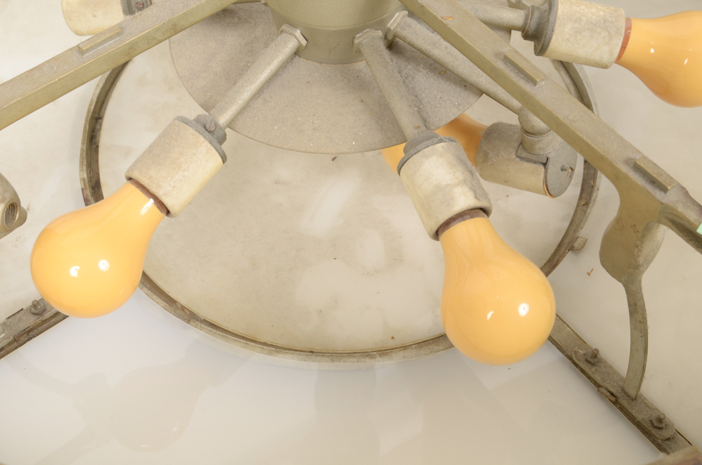 Pair of Drum Chandeliers