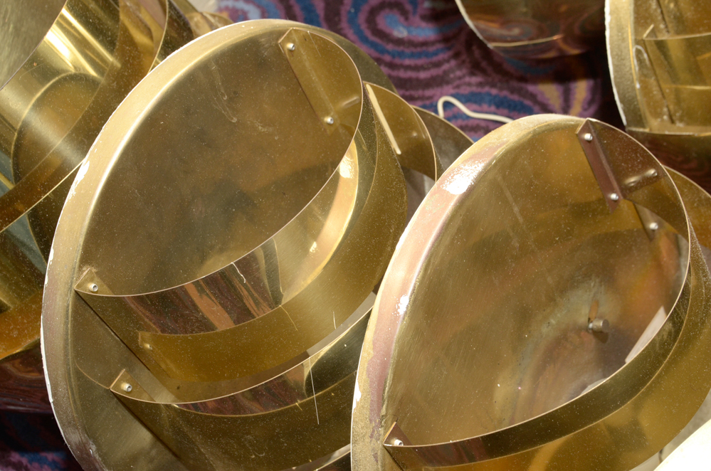 20 Art Deco Style Domed Half Moon Wall Sconces