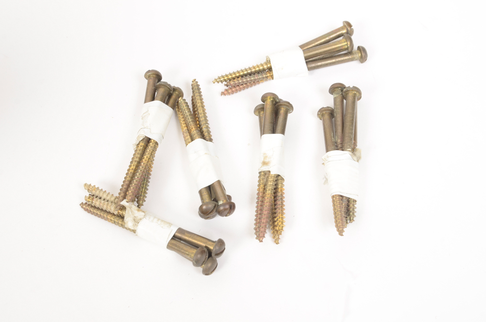 Six Neoclassical Sconces with Ceramic Shades