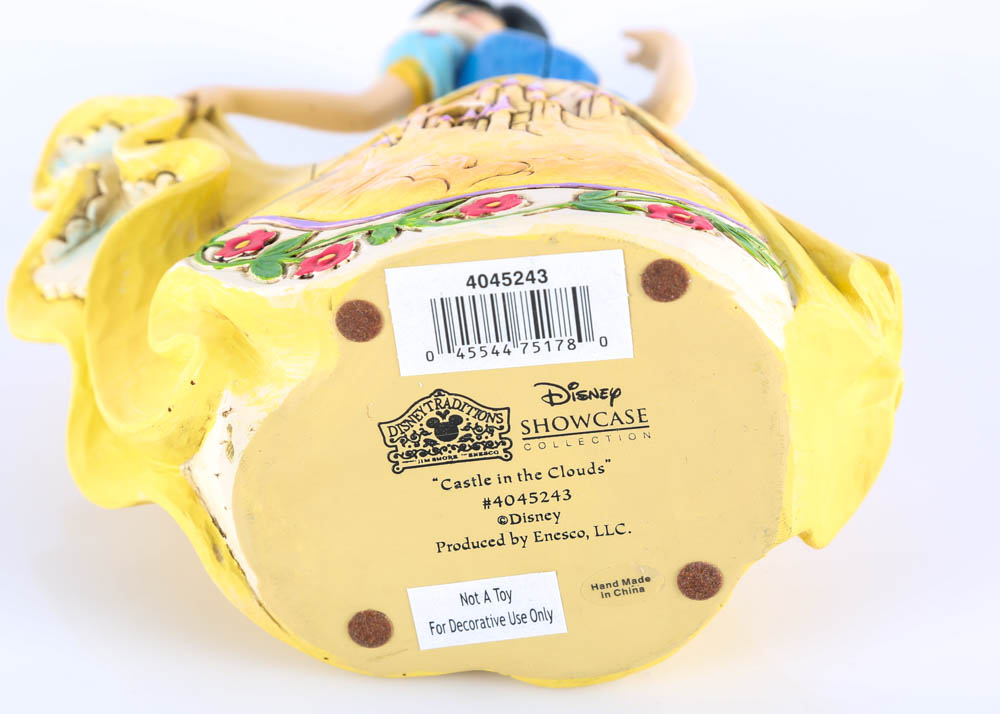 Disney Princess Figurines in Ball Gowns with Castles