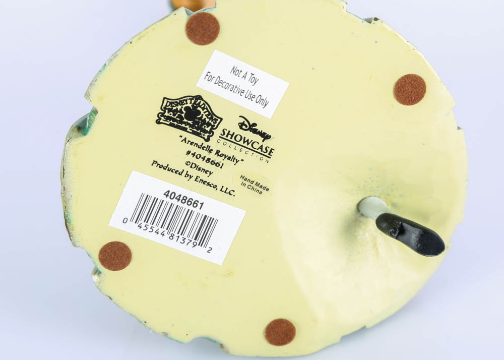 Disney Princess Figurines in Ball Gowns with Castles