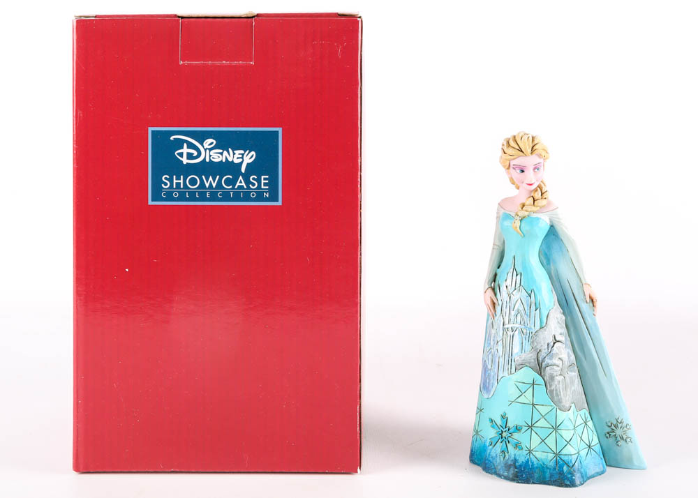 Disney Princess Figurines in Ball Gowns with Castles