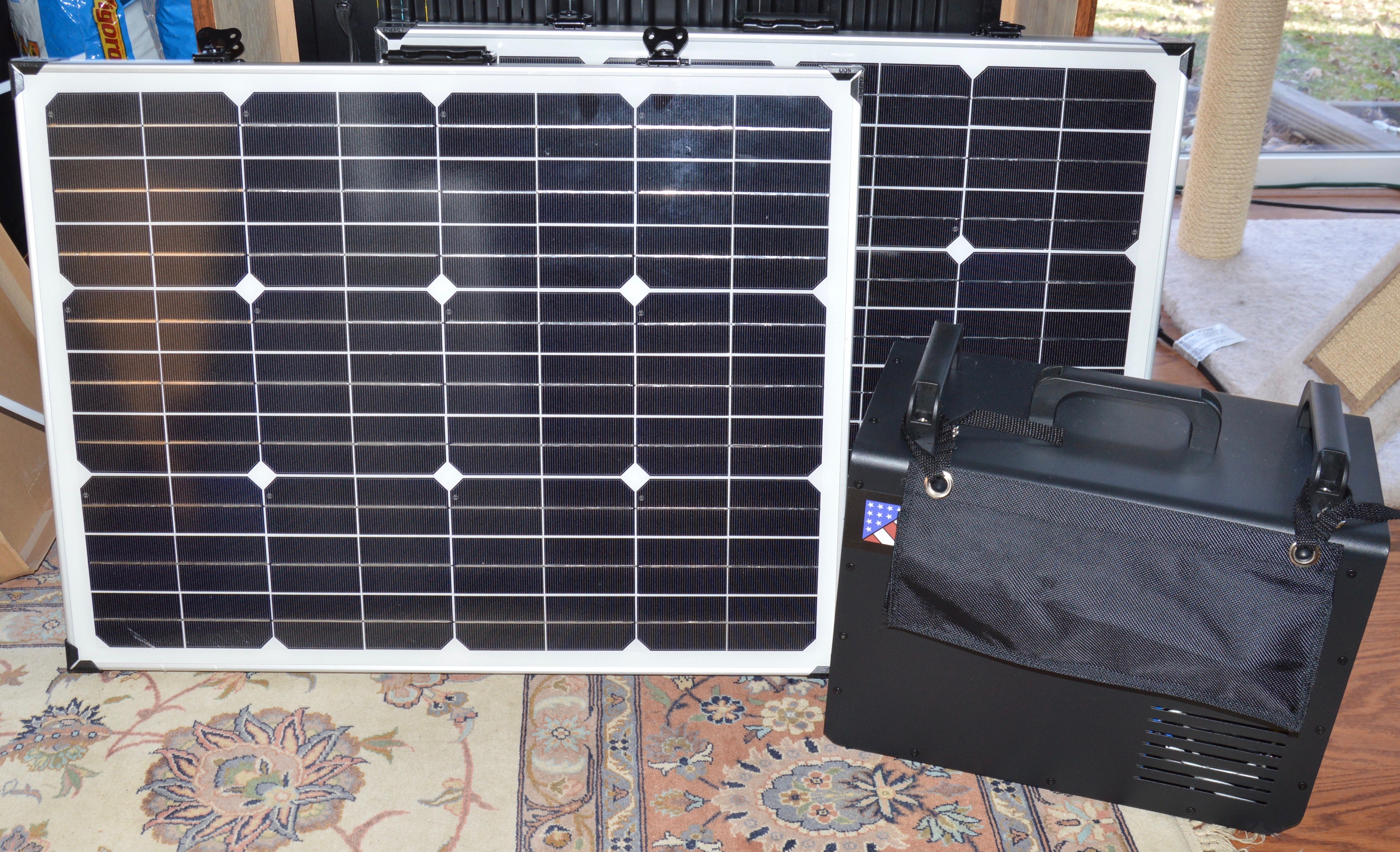 Patriot Power Generator and Two 100-Watt Solar Panels