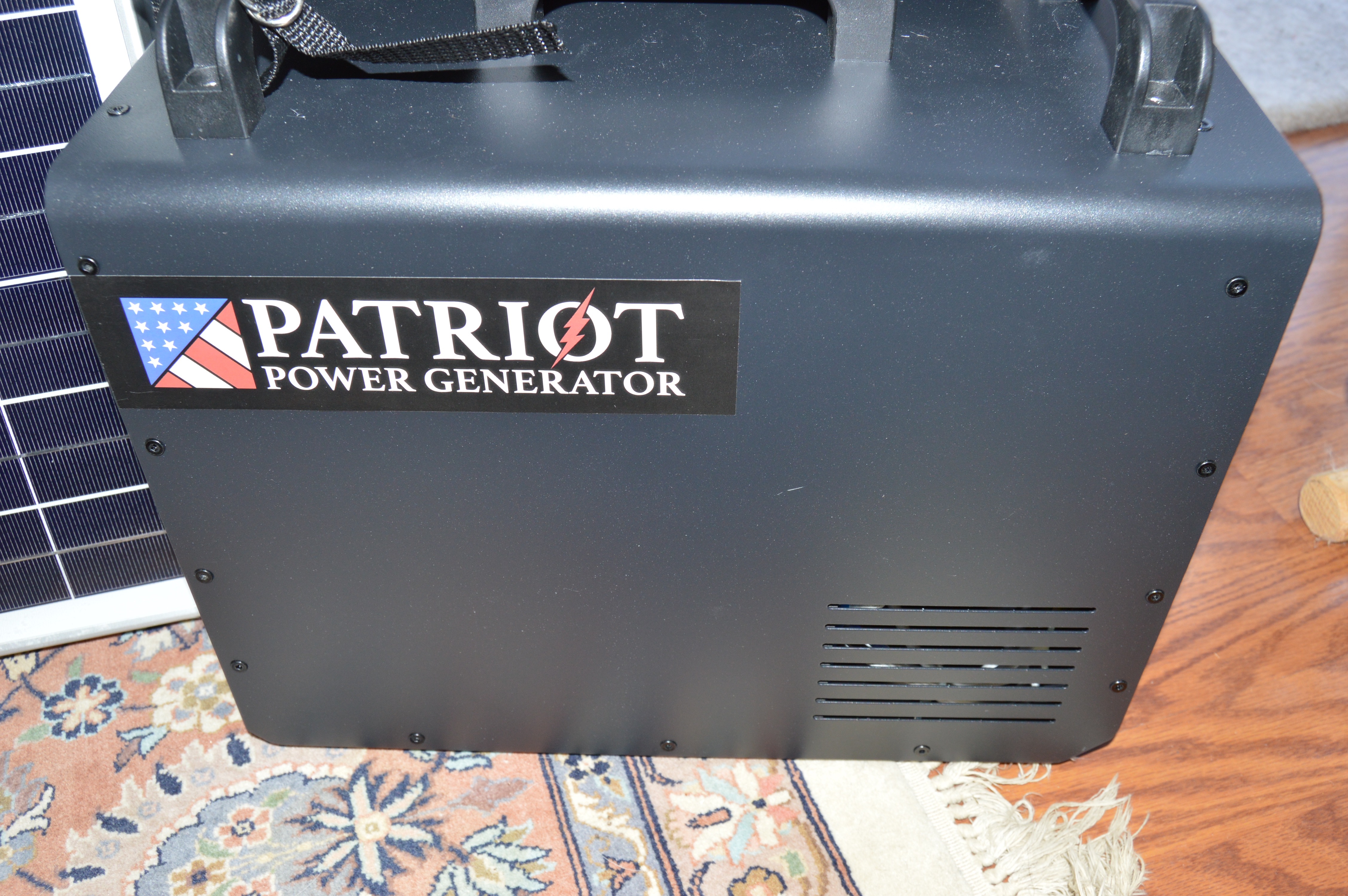 Patriot Power Generator and Two 100-Watt Solar Panels