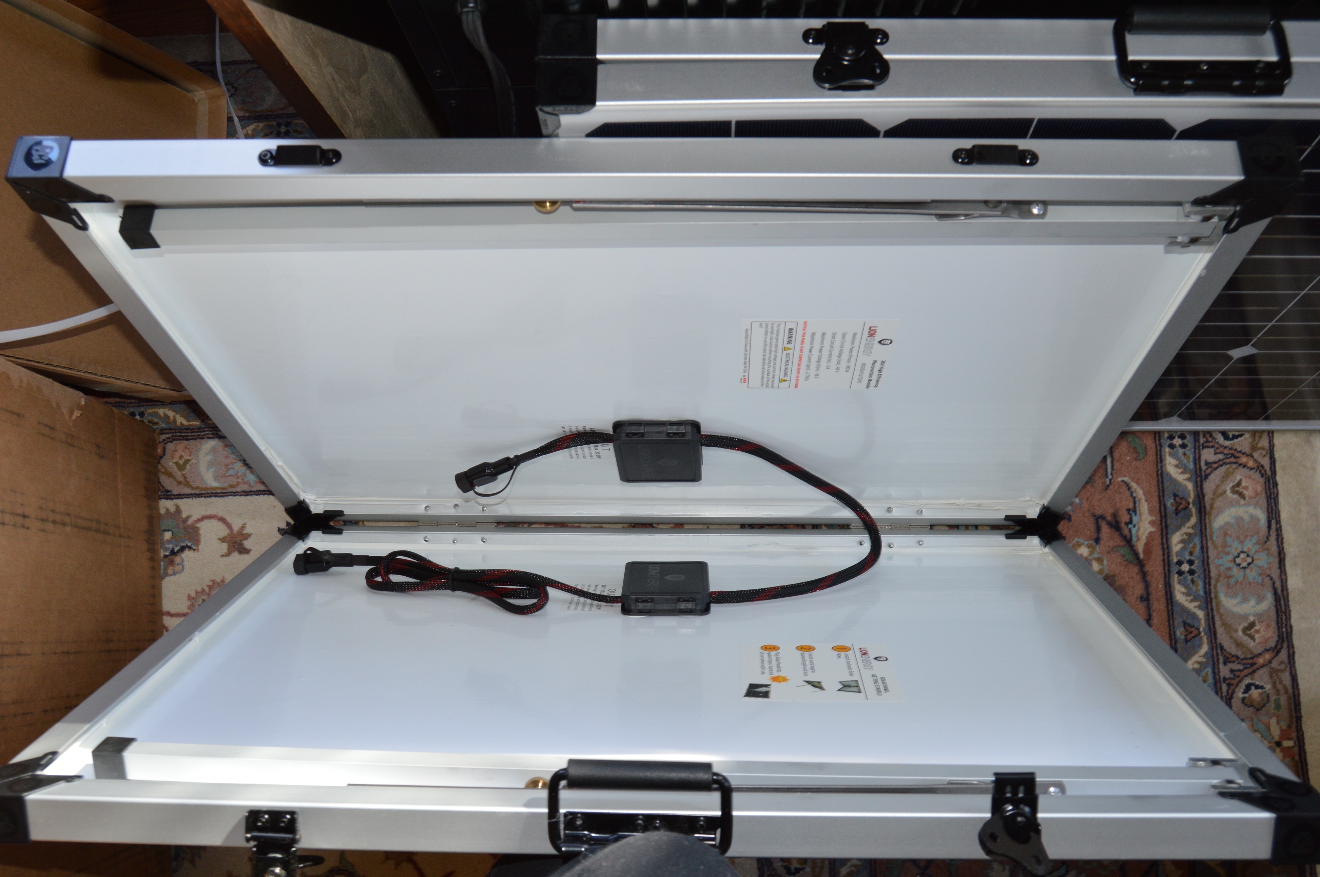 Patriot Power Generator and Two 100-Watt Solar Panels