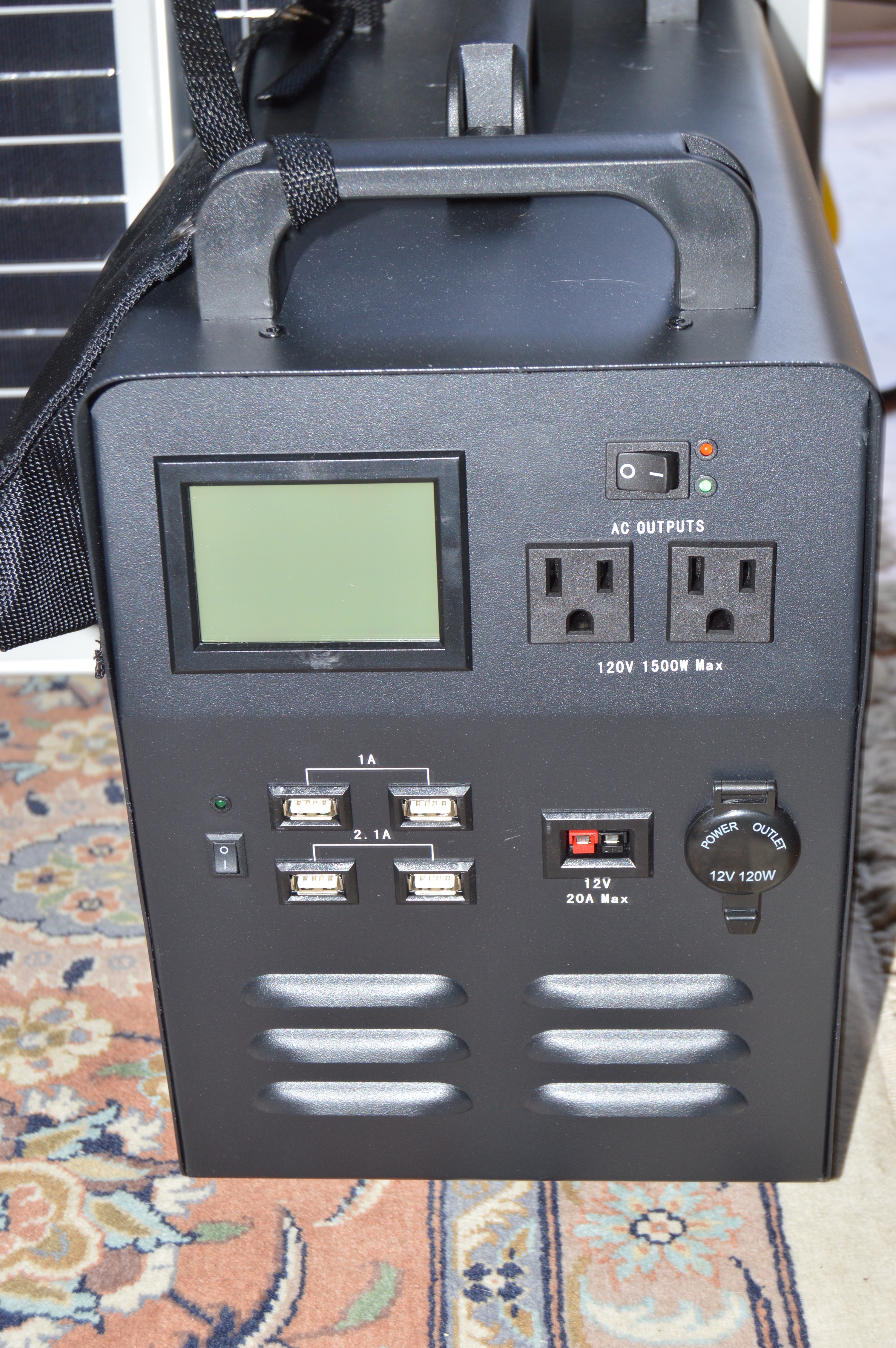 Patriot Power Generator and Two 100-Watt Solar Panels