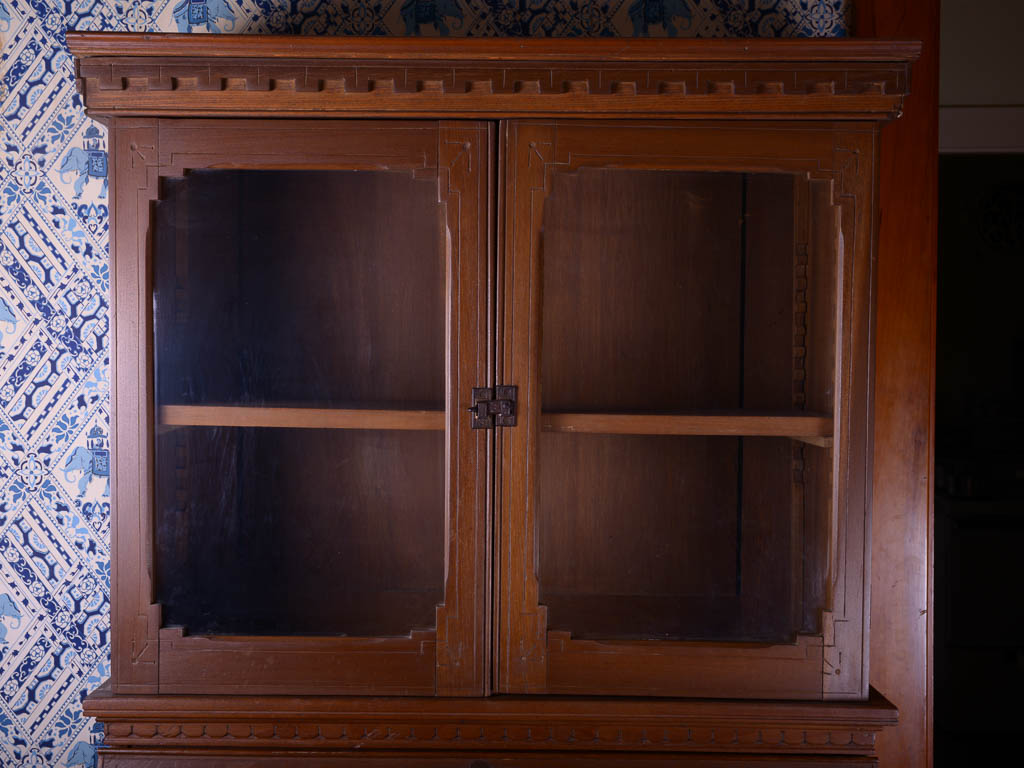 Antique Eastlake Walnut Secretary Desk