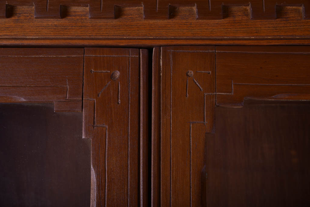 Antique Eastlake Walnut Secretary Desk