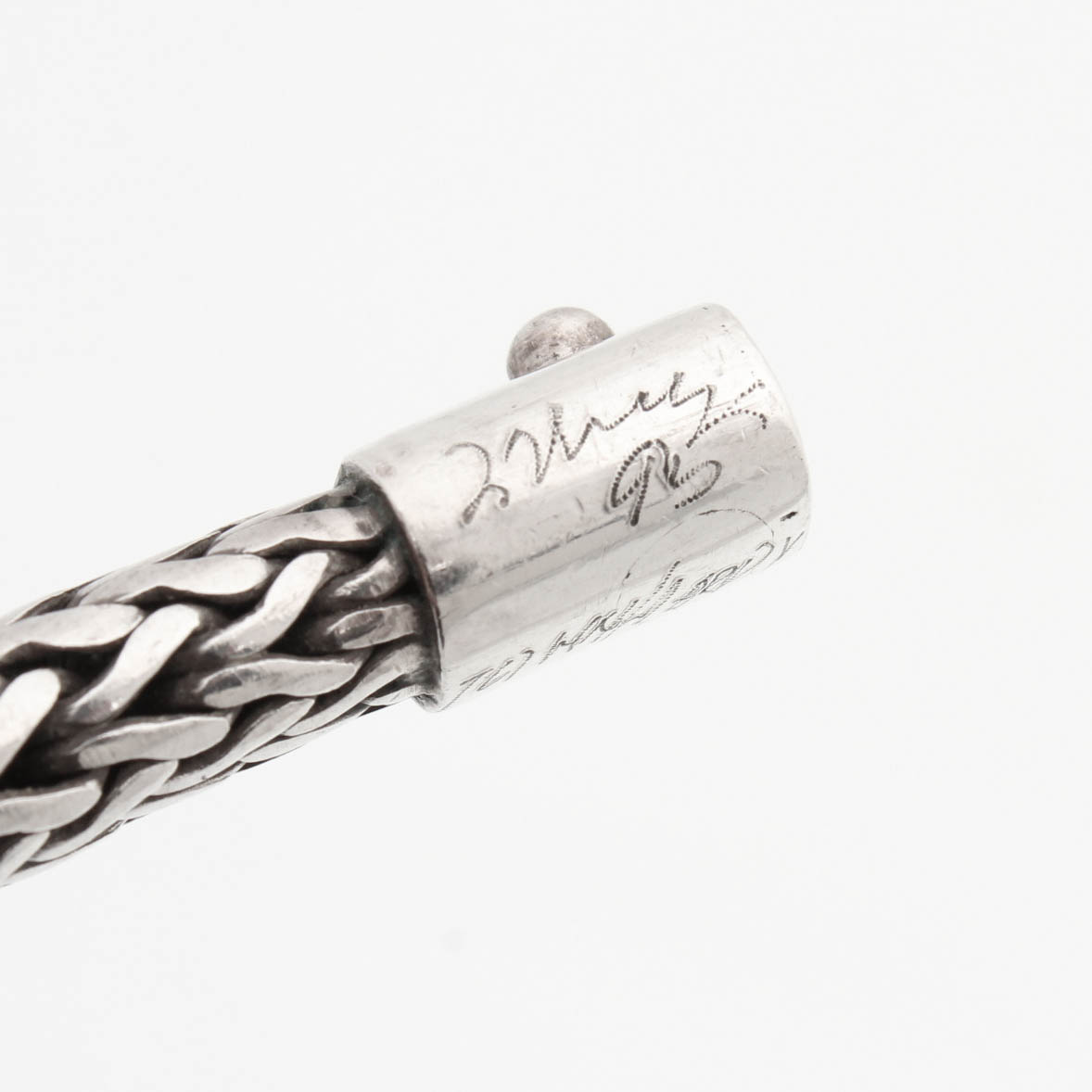 Sterling Silver Hand Signed John Hardy Necklace