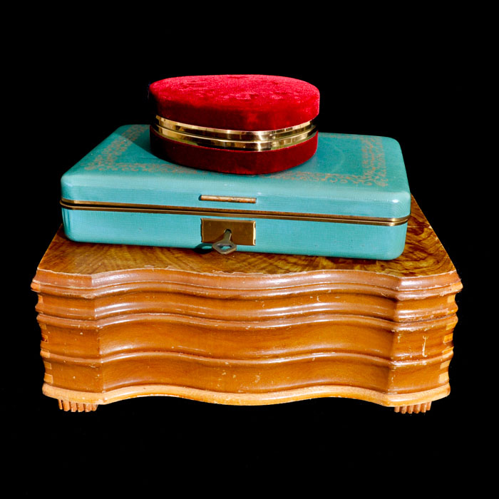 Trio of Jewelry Boxes