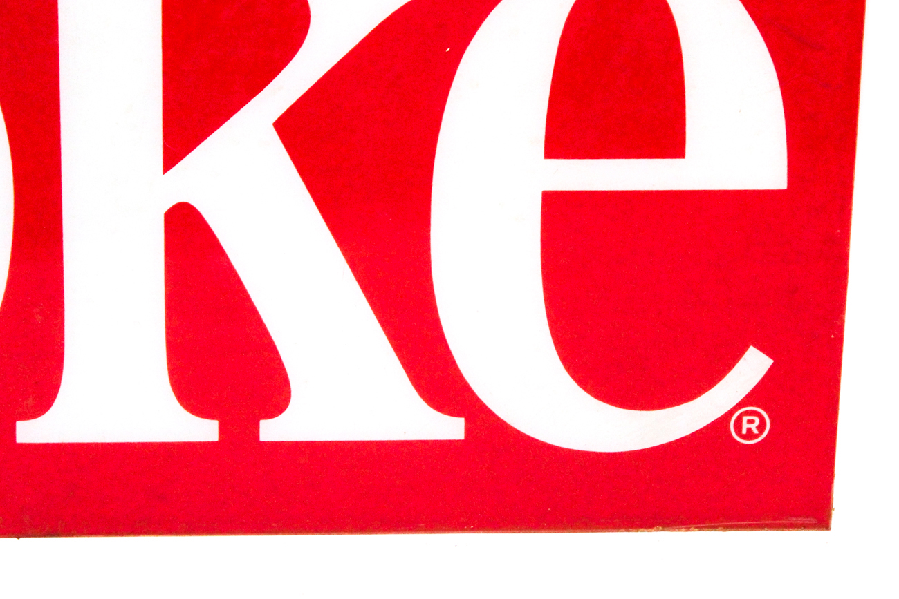 Vintage "Enjoy Coke" Sign