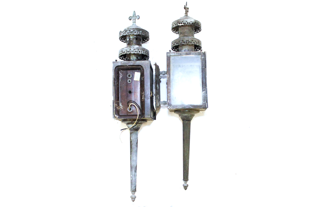 Pair of Vintage French Style Exterior Sconces