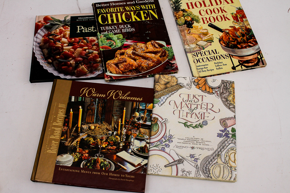 Assortment of Cookbooks