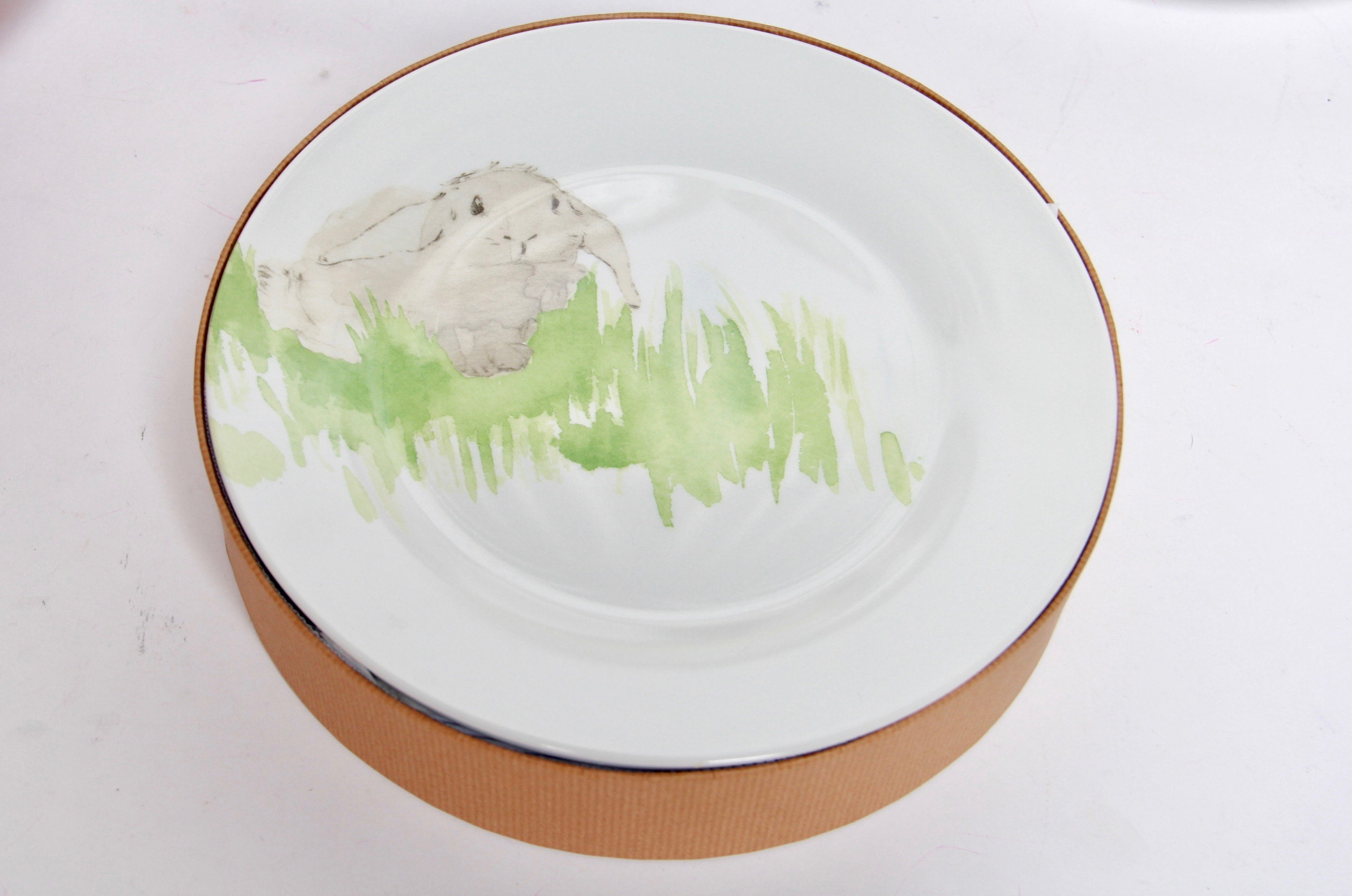 Ceramic Bowls and Plates Featuring Essex Collection "Oriole's Nest/Cherry Tree" Pattern