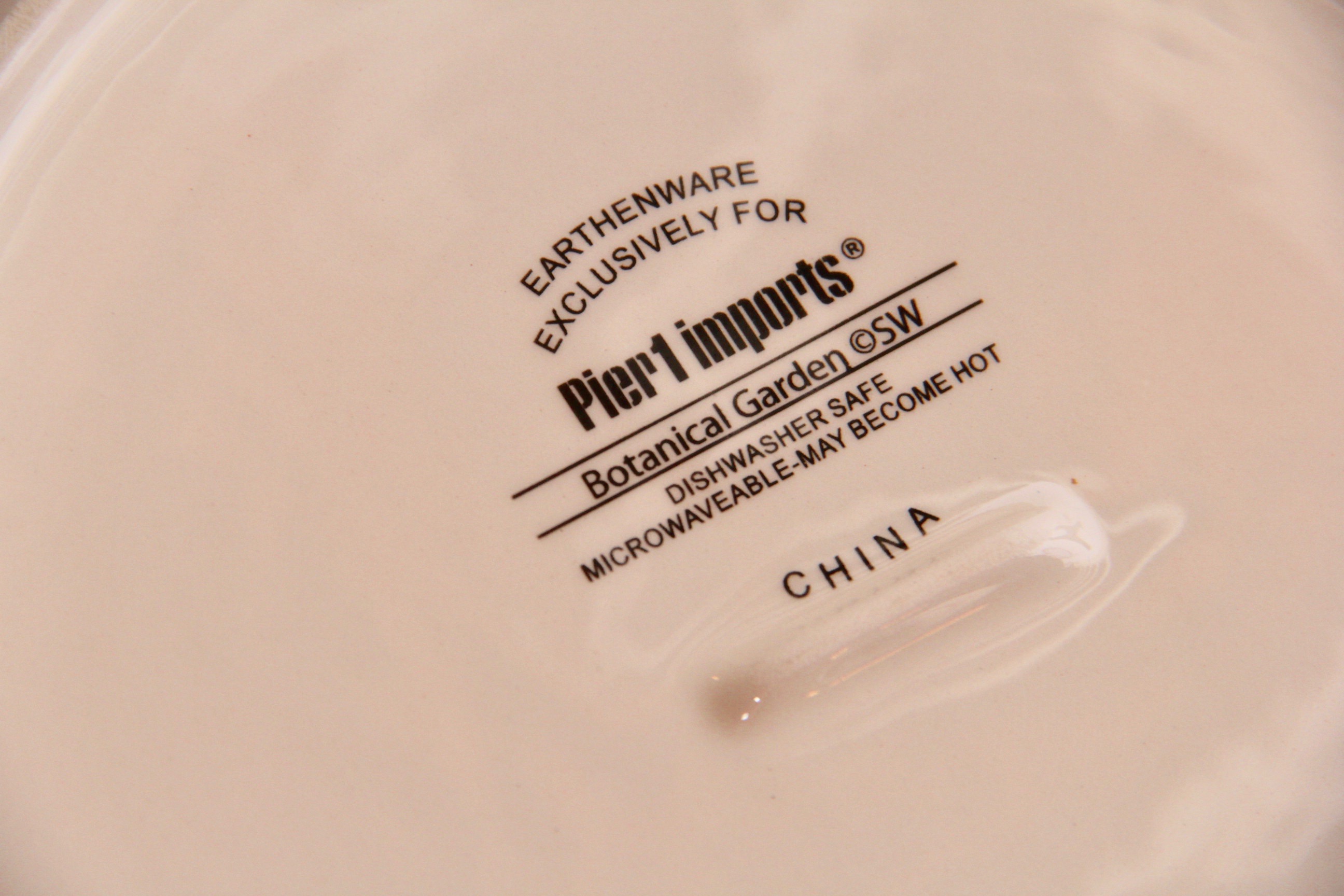 Ceramic Bowls and Plates Featuring Essex Collection "Oriole's Nest/Cherry Tree" Pattern