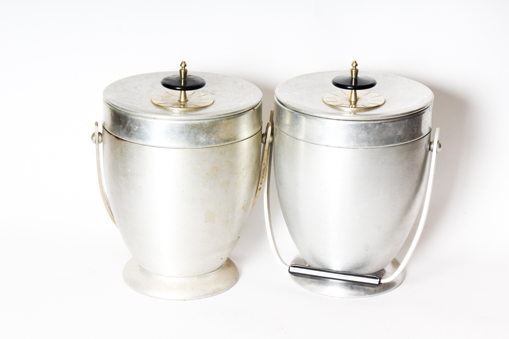 Vintage  "Kromex" Ice Buckets