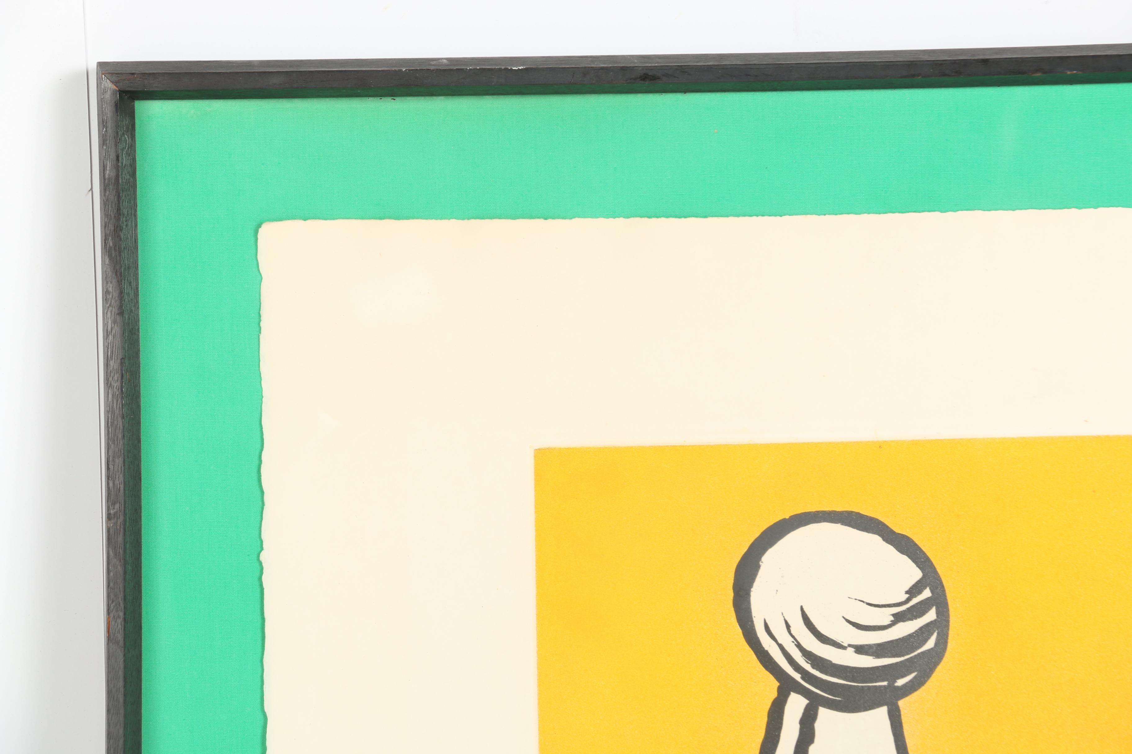 1961 Alexander Calder Limited Edition Aquatint Lithograph