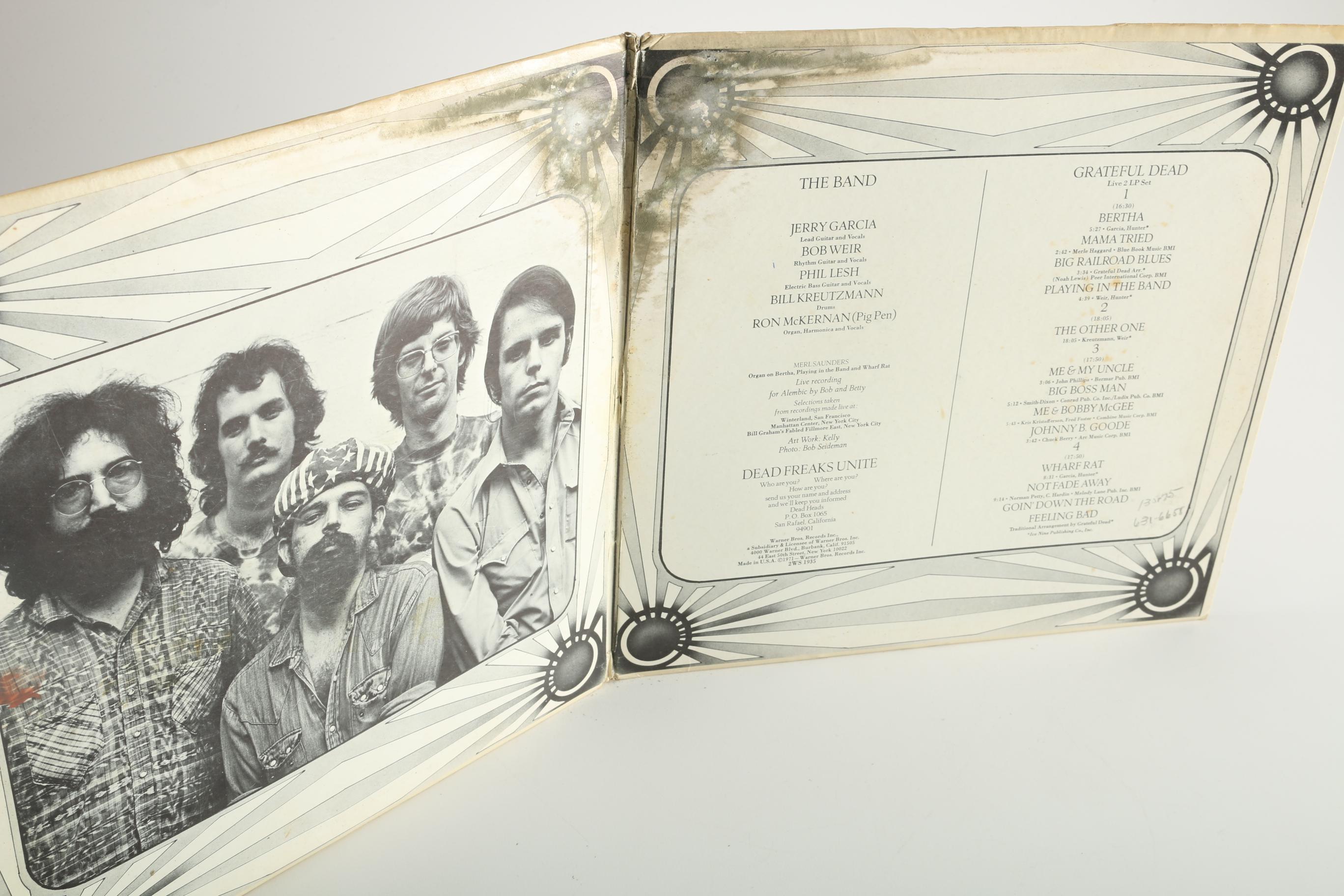 Grateful Dead "History (Bear's Choice)" and Double Live LPs