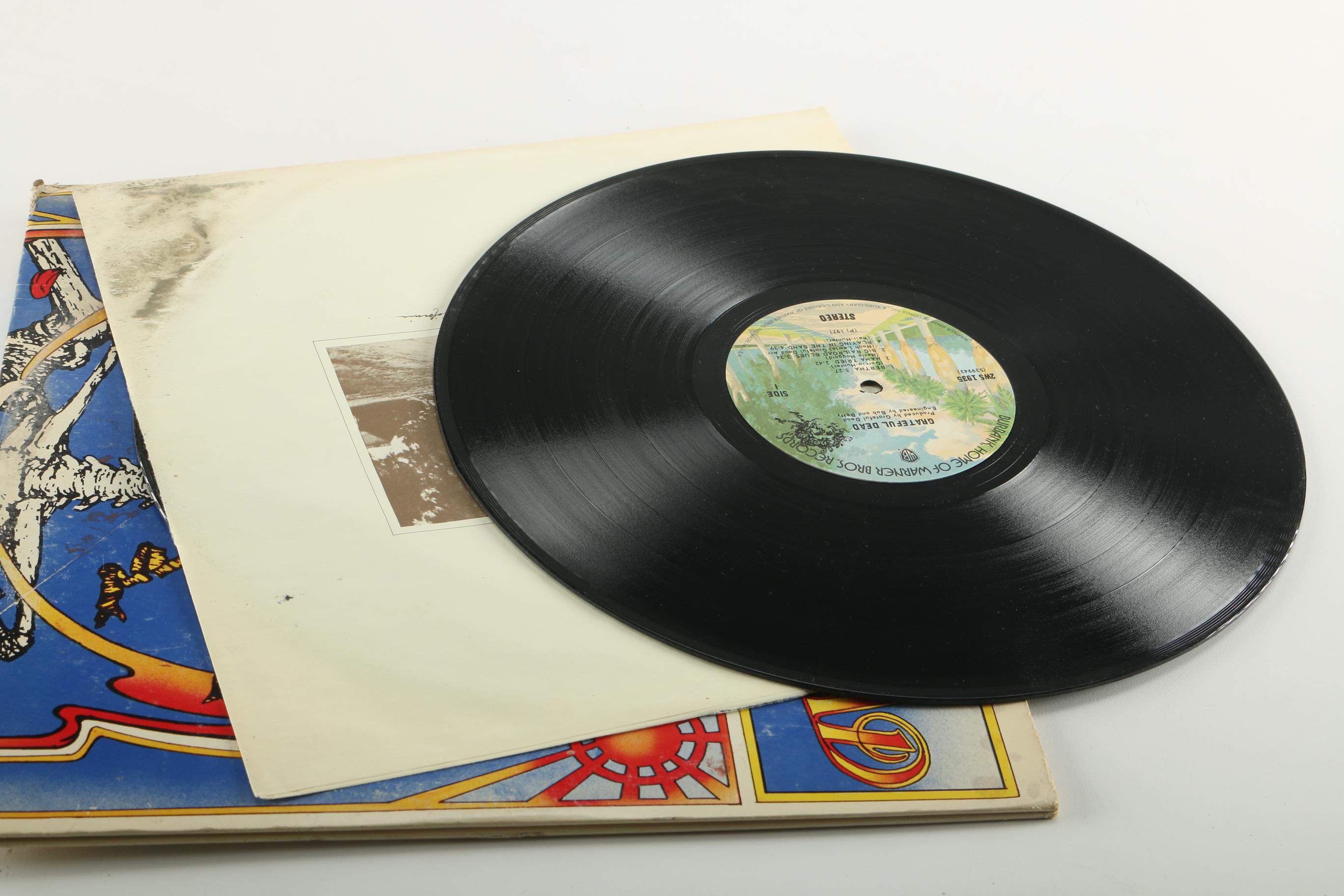 Grateful Dead "History (Bear's Choice)" and Double Live LPs