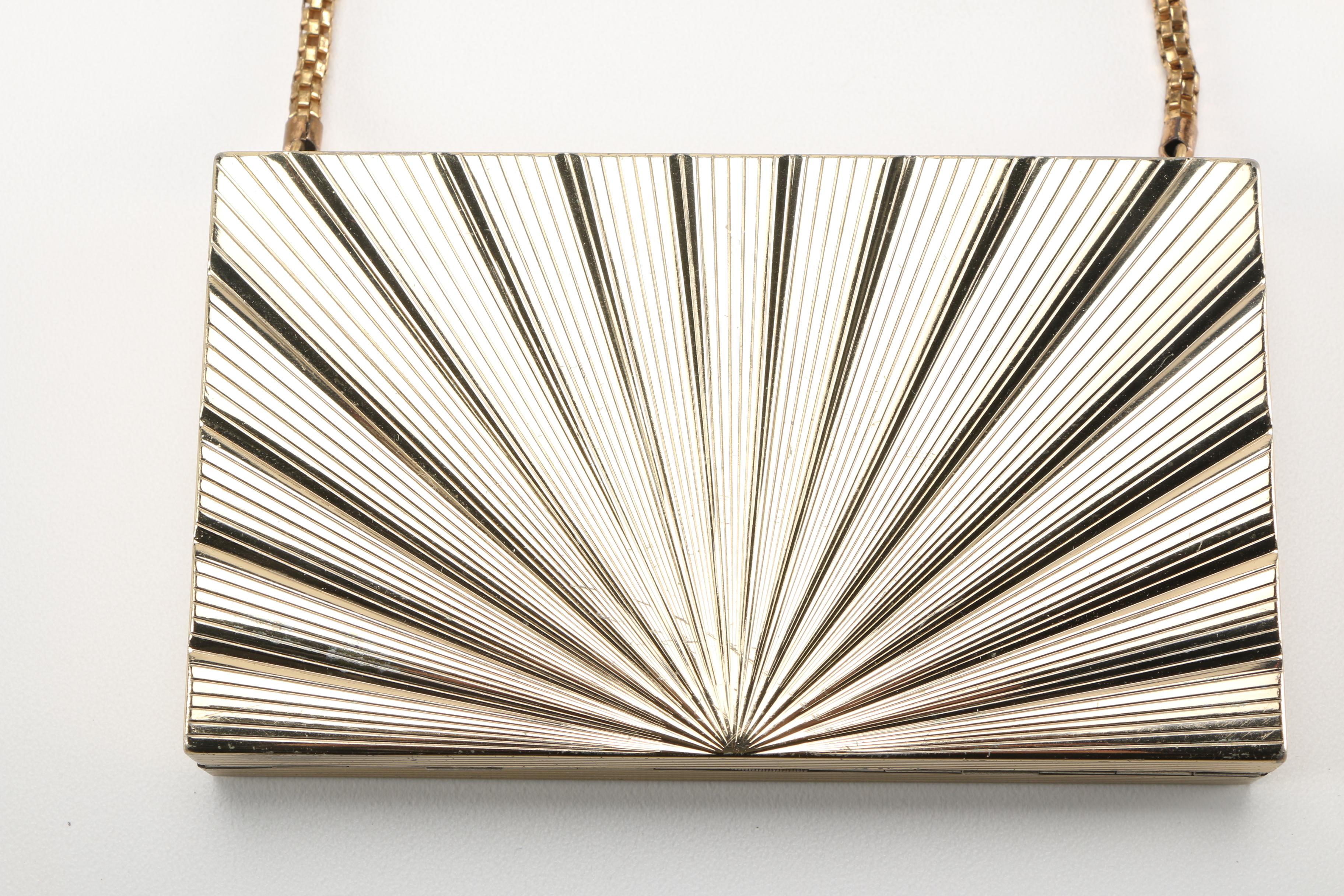 Three Gold Tone and Silver Tone Compacts