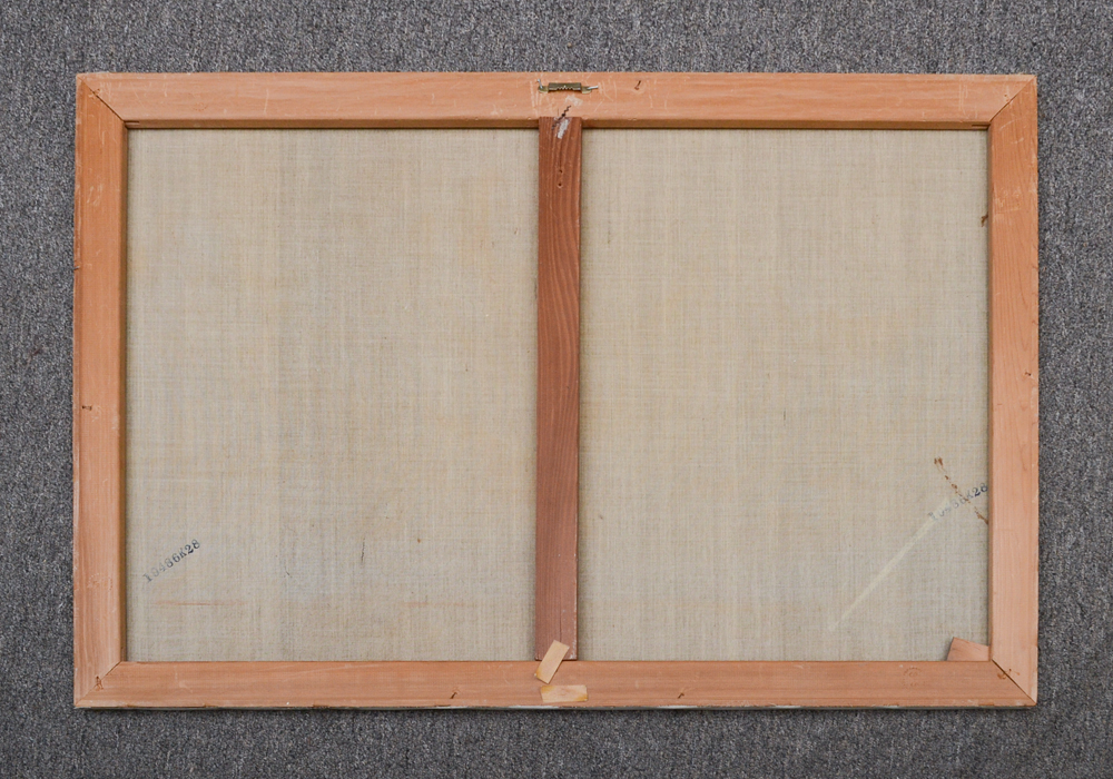 H. Sberser Signed Original Oil Painting of a Mountain Landscape