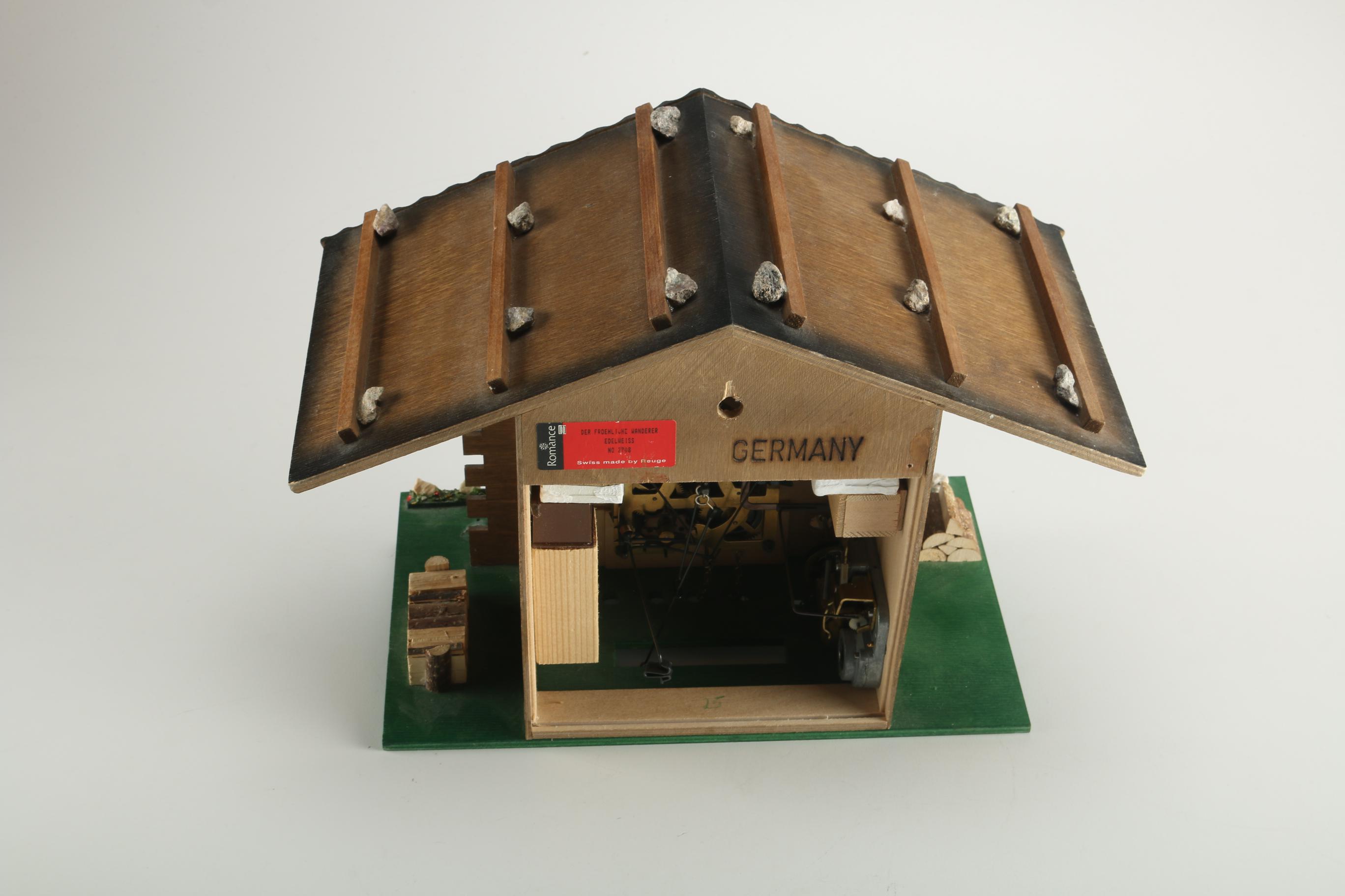 Romance German and Swiss Musical Cuckoo Clock