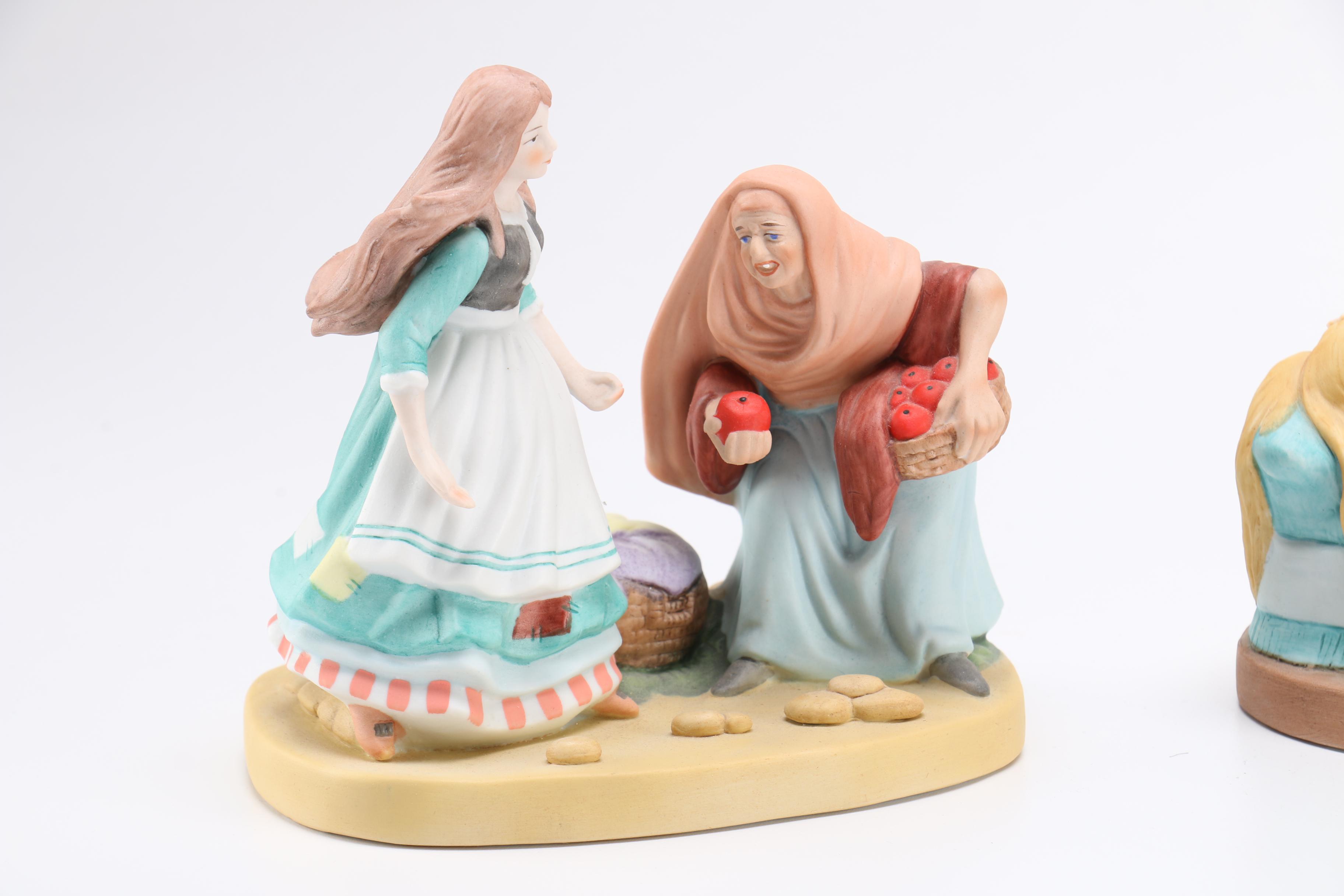 Collection of Danbury Mint Porcelain Fairy Tale Figurines