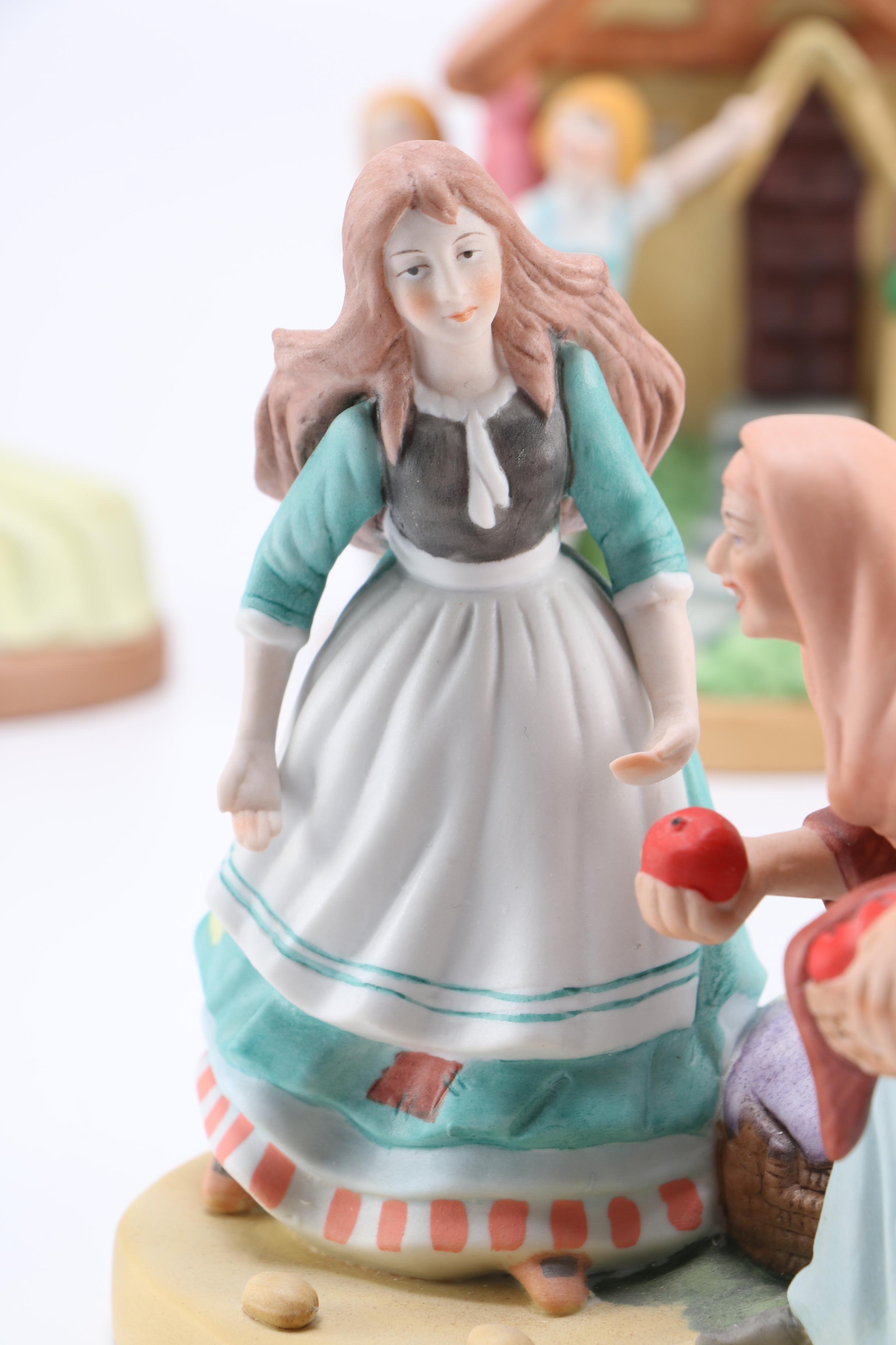 Collection of Danbury Mint Porcelain Fairy Tale Figurines
