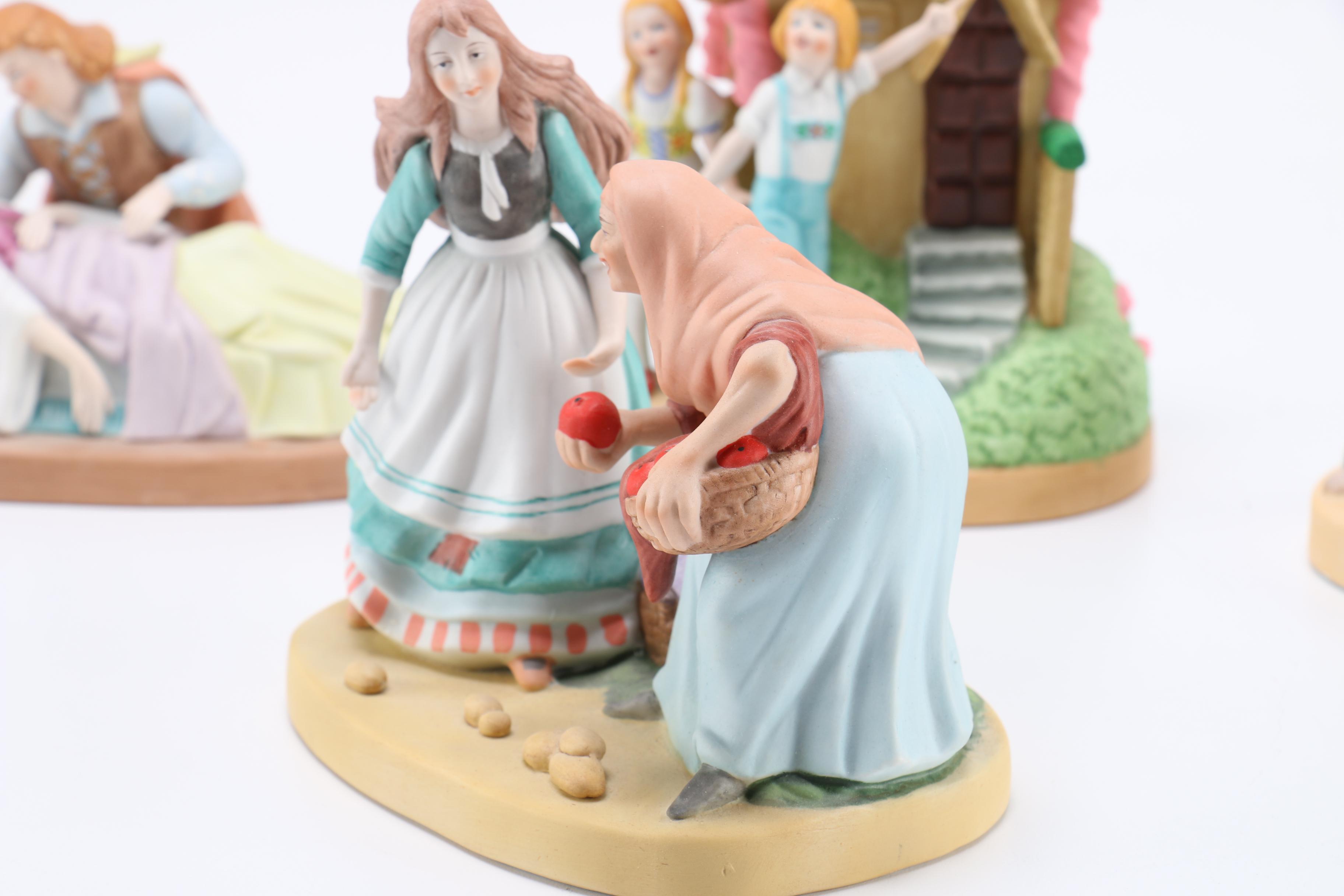 Collection of Danbury Mint Porcelain Fairy Tale Figurines