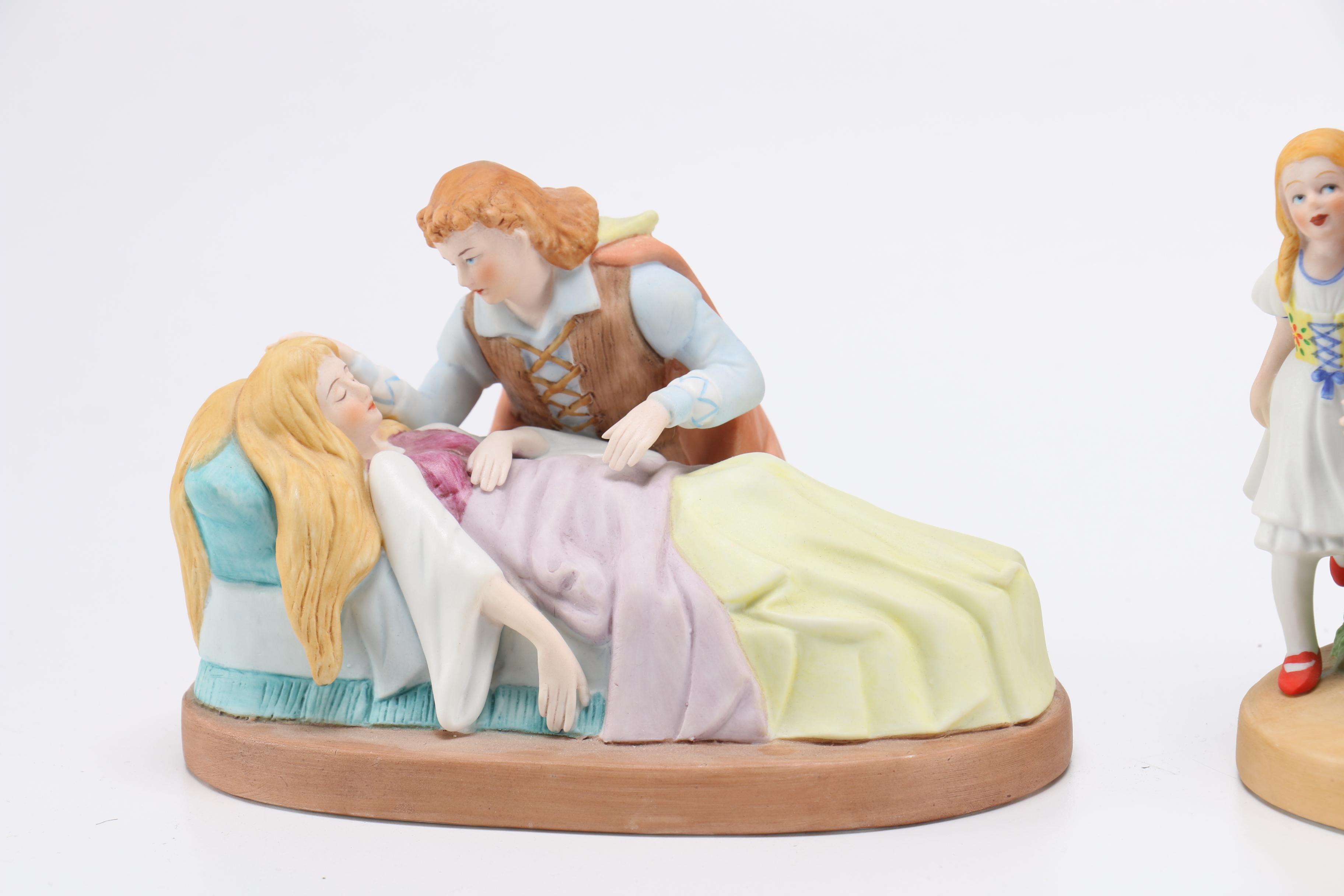 Collection of Danbury Mint Porcelain Fairy Tale Figurines