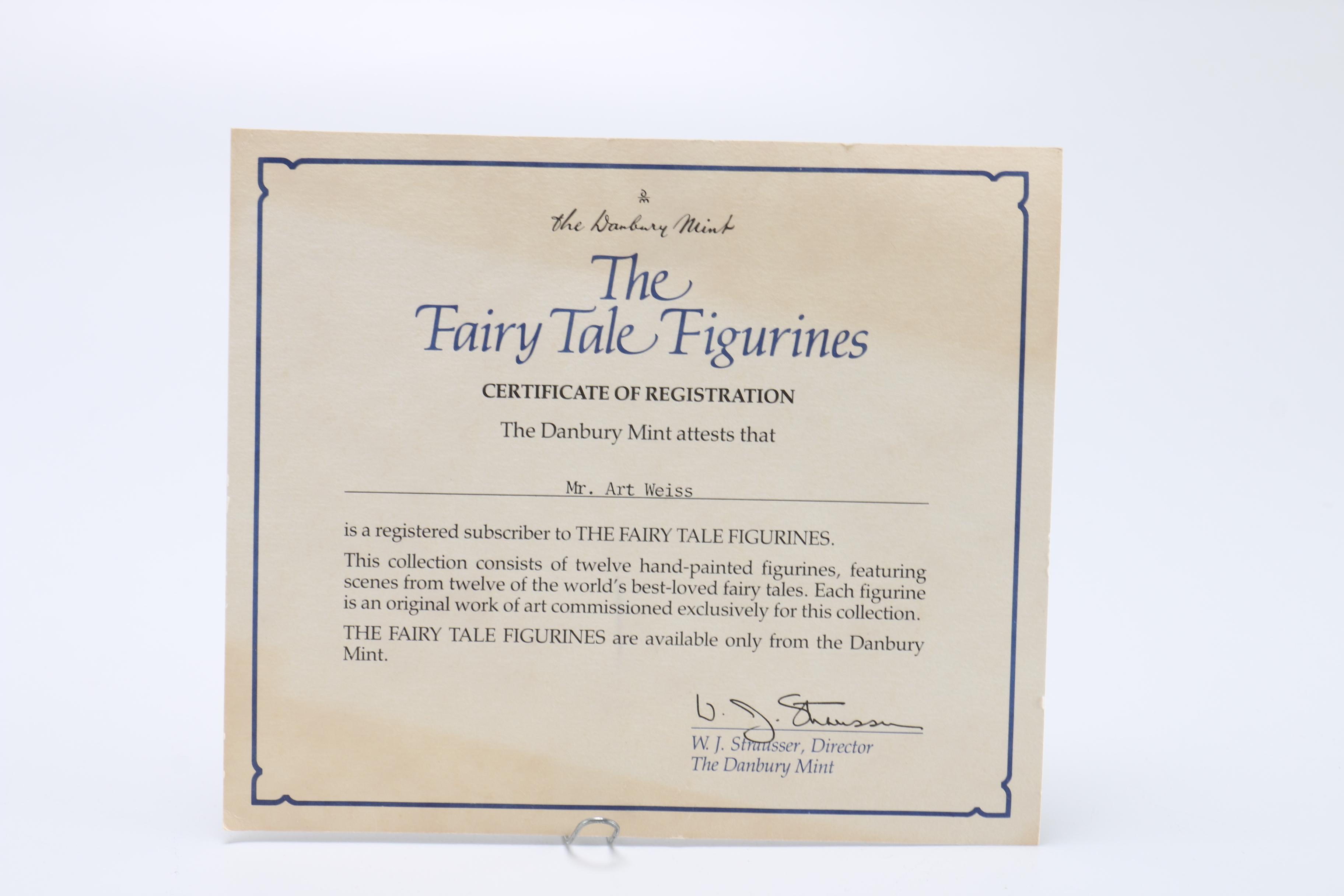 Collection of Danbury Mint Porcelain Fairy Tale Figurines