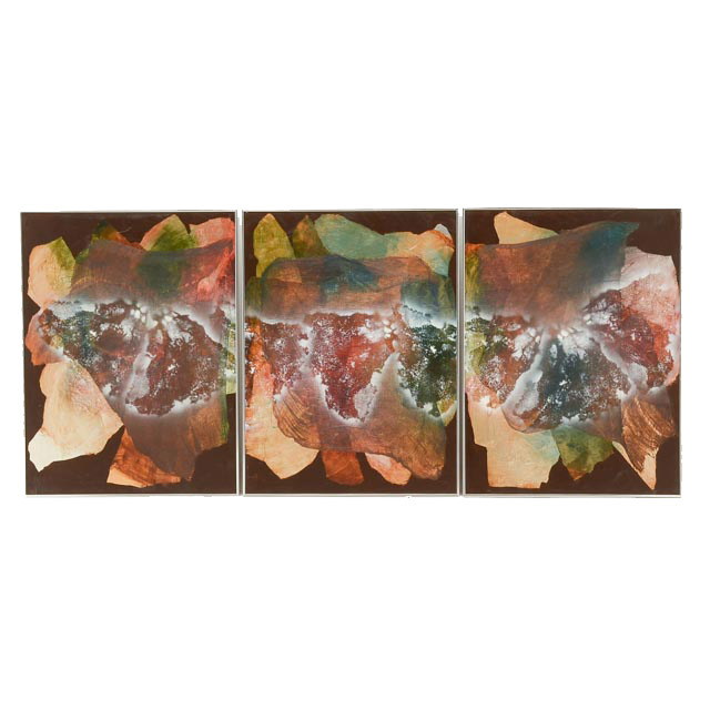 James Grabowski Original Abstract Mixed Media Triptych on Canvas