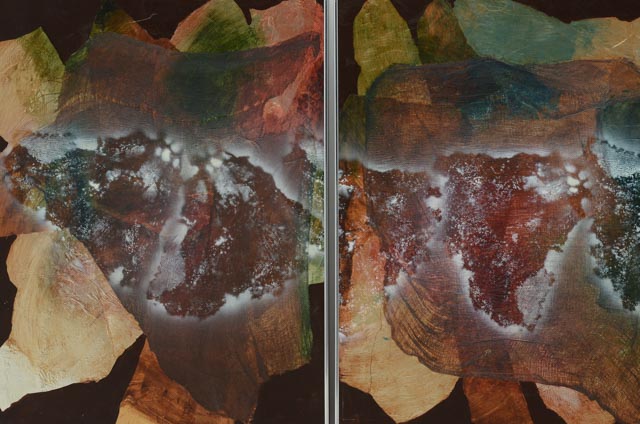 James Grabowski Original Abstract Mixed Media Triptych on Canvas