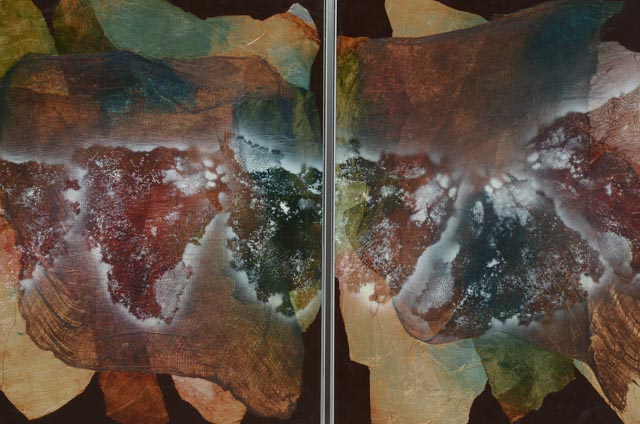 James Grabowski Original Abstract Mixed Media Triptych on Canvas