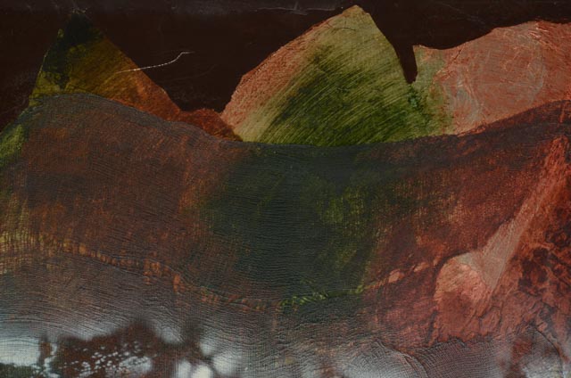 James Grabowski Original Abstract Mixed Media Triptych on Canvas