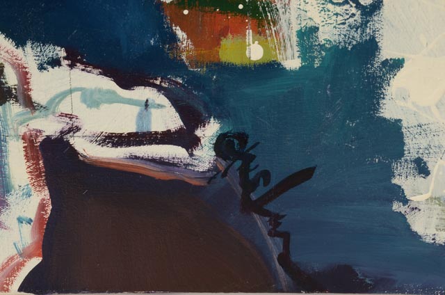 Signed Original 1981 Acrylic on Canvas "David Bowie: Changes II"