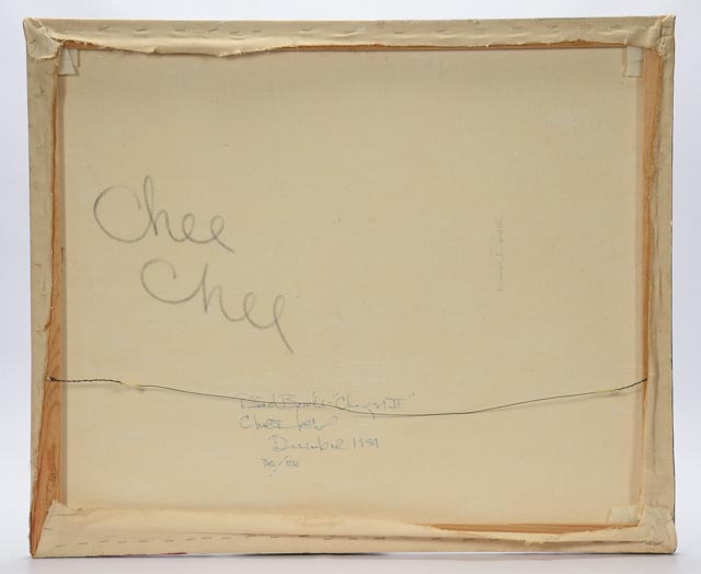 Signed Original 1981 Acrylic on Canvas "David Bowie: Changes II"