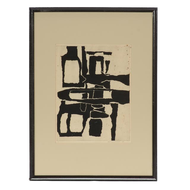 Murray Turnbull Original Signed Aquatint Etching