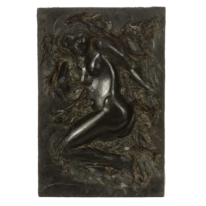 Finesse Originals Cast Resin Nude Figural Wall Hanging