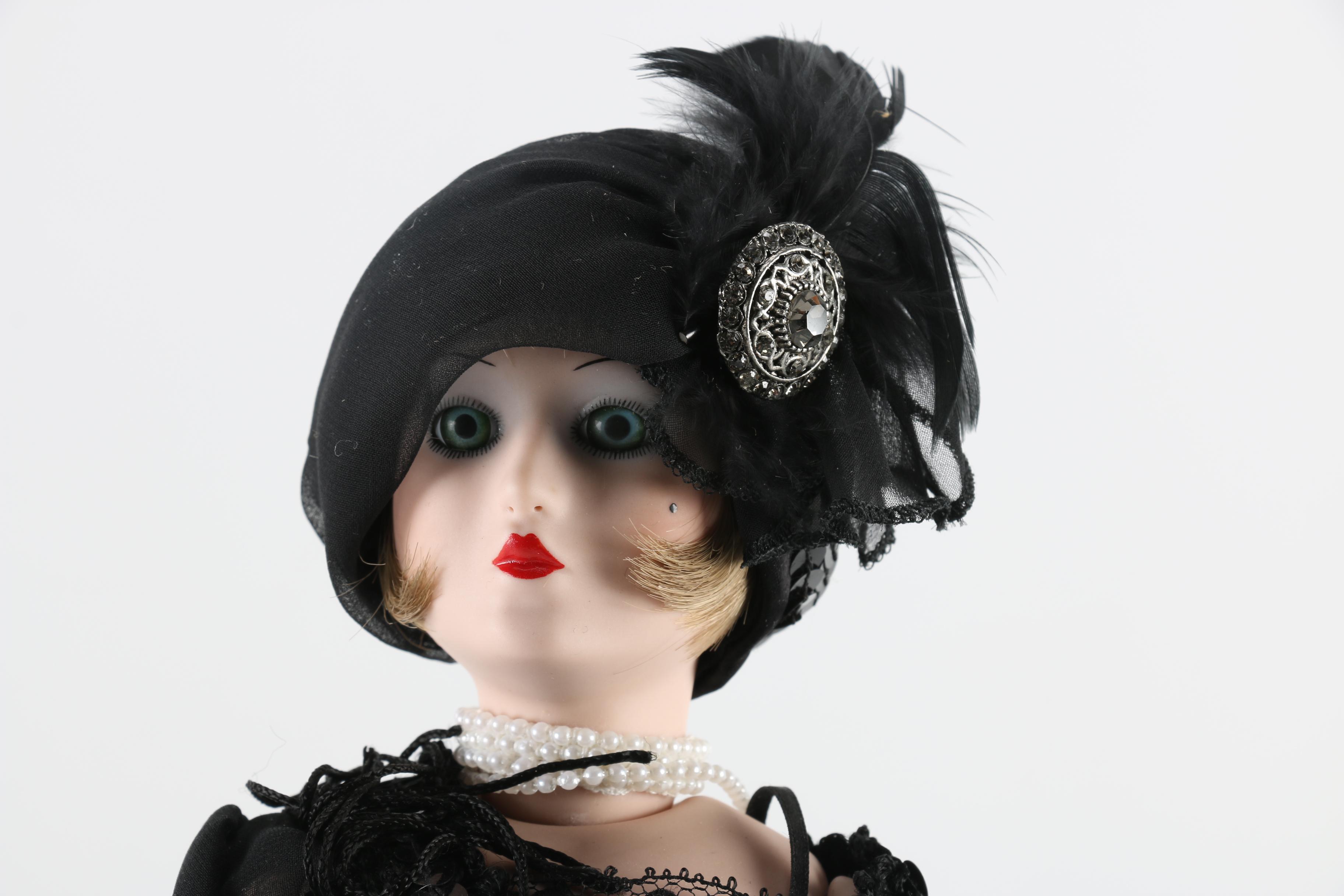 Danbury Mint Roaring Twenties Porcelain "Daisy" Doll