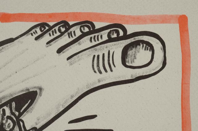 Keith Haring Limited Edition Print from "Against All Odds: 20 Drawings - Oct. 3 1989"