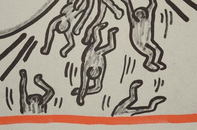 Keith Haring Limited Edition Print from "Against All Odds: 20 Drawings - Oct. 3 1989"