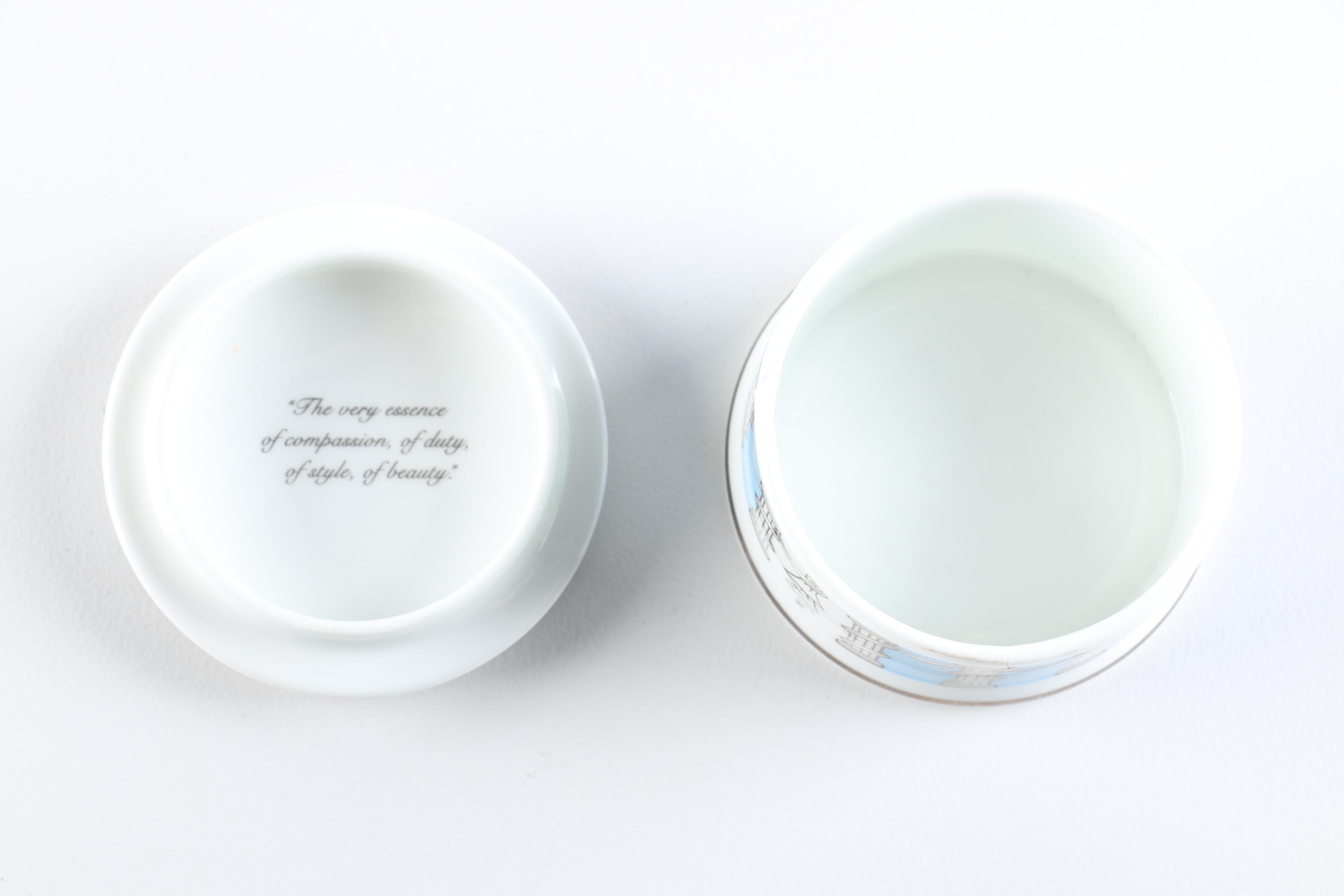 Commemorative Princess Diana Collectible China Pill Boxes