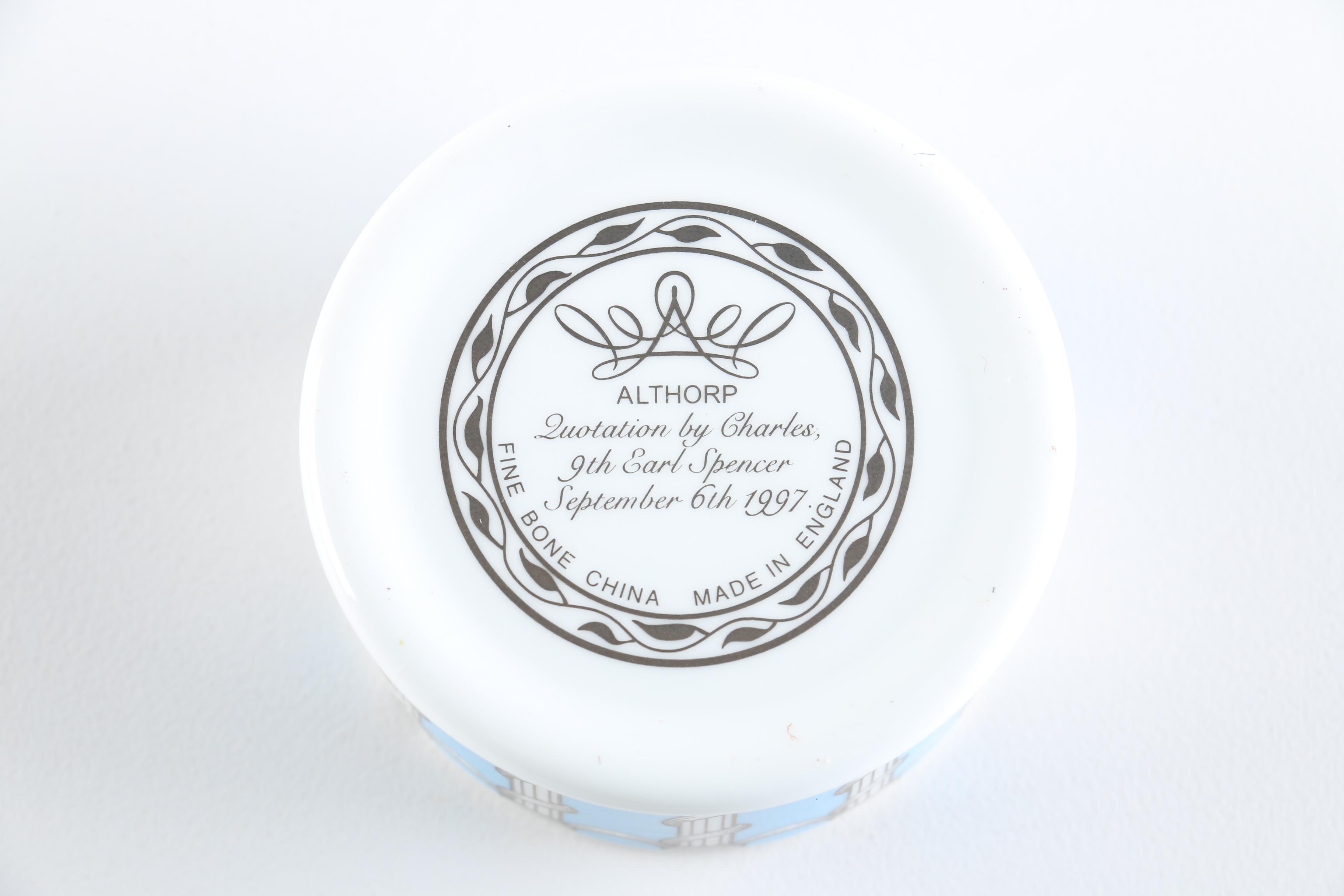 Commemorative Princess Diana Collectible China Pill Boxes